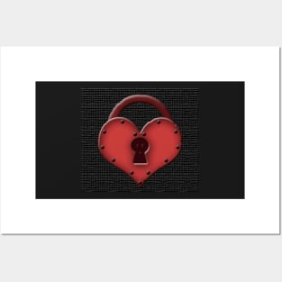 A Locked Heart Waiting for the Key Posters and Art